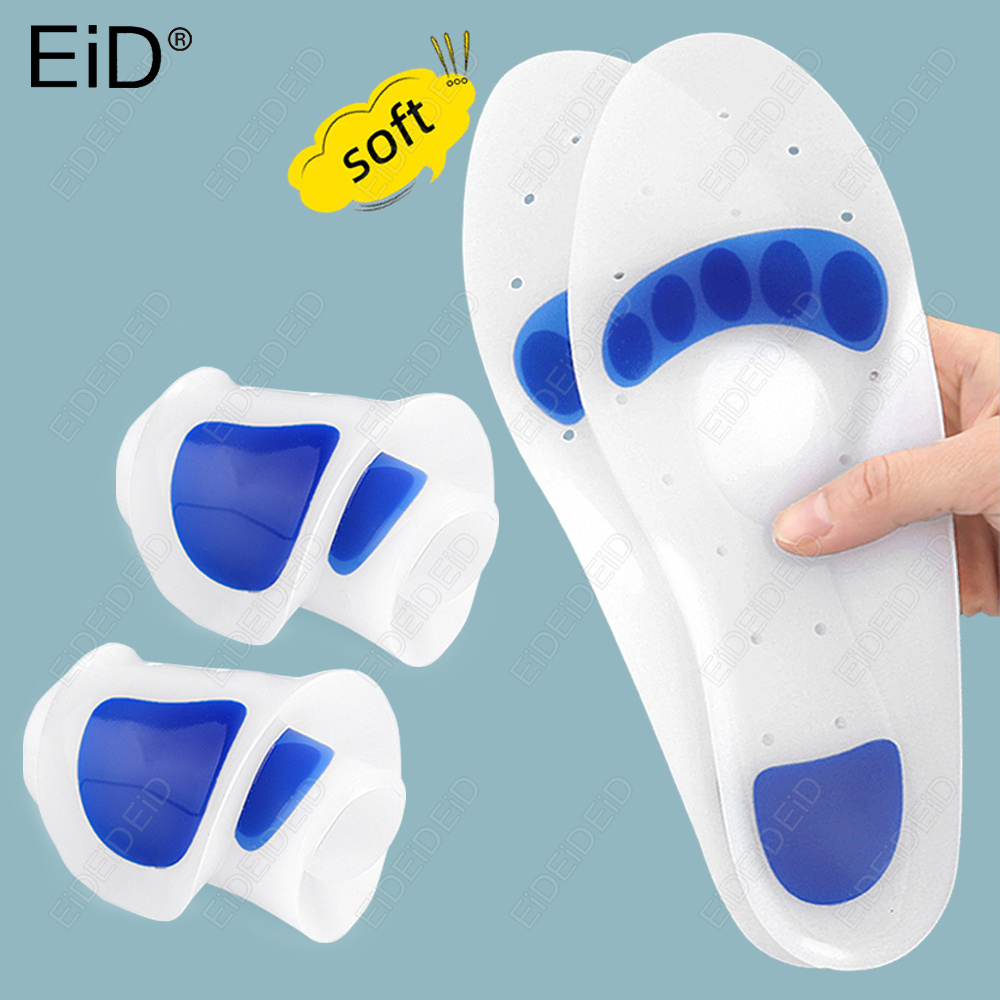 Women'S Shoes Plantar Fasciitis - EID Orthopedic Silicone Gel Insoles Flat