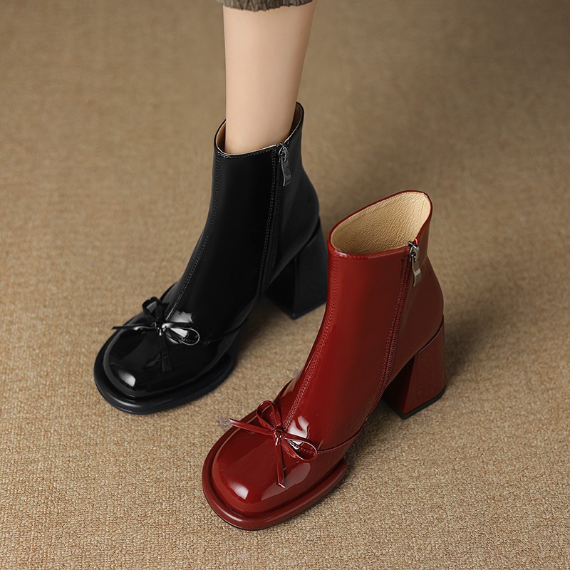Women'S Shoes Trending 2025 - Women High Heels Goth Ankle Boots