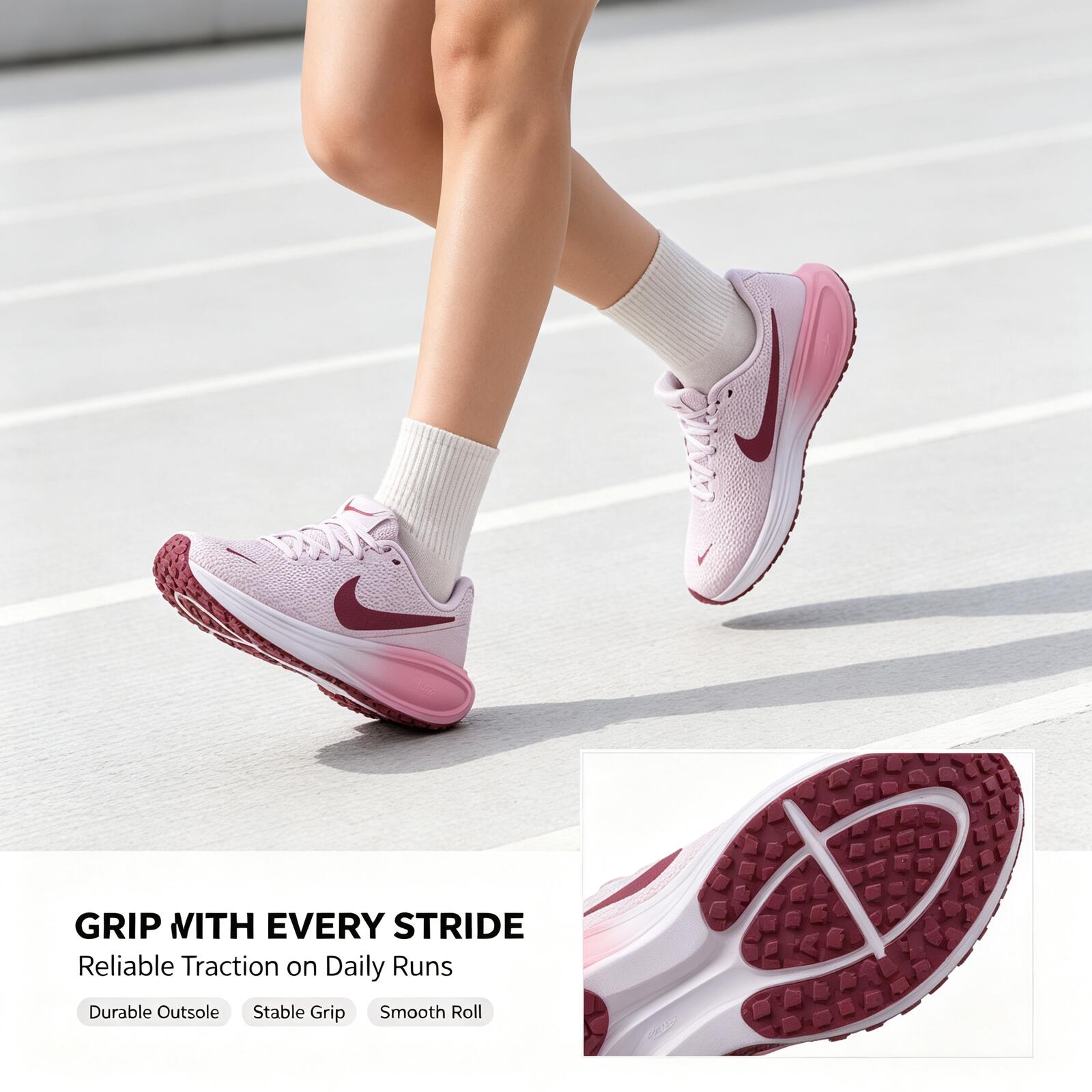 Women Shoes Zoom - Nike Women Pink Running Shoes Lightweight