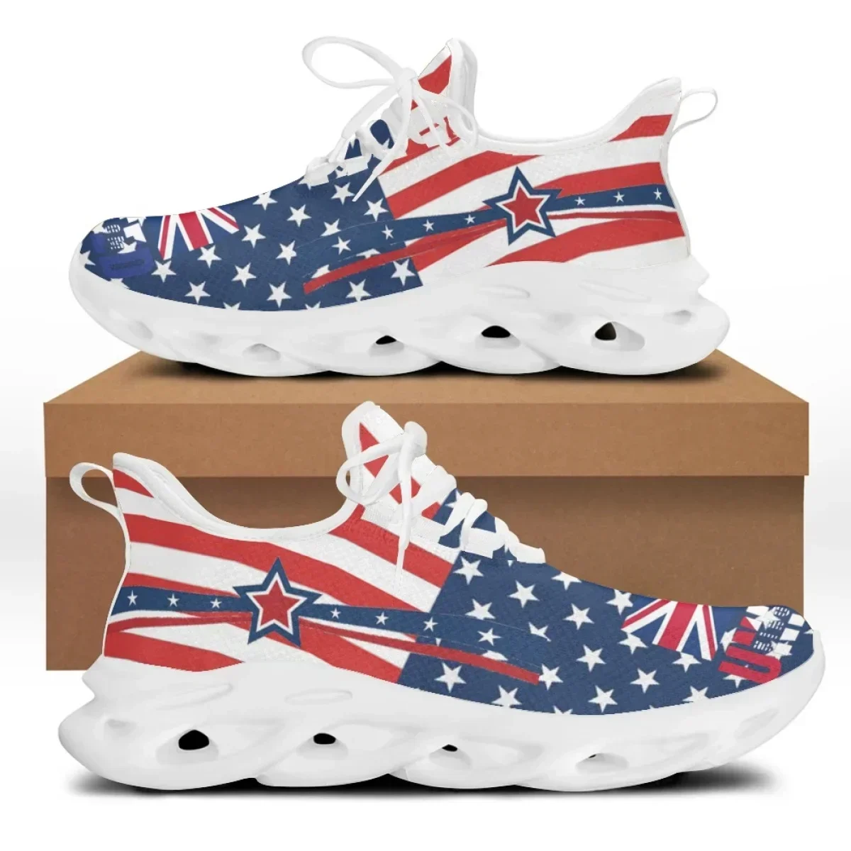 Women'S Shoes Liberty - 7.4 American Flag Statue Of Liberty