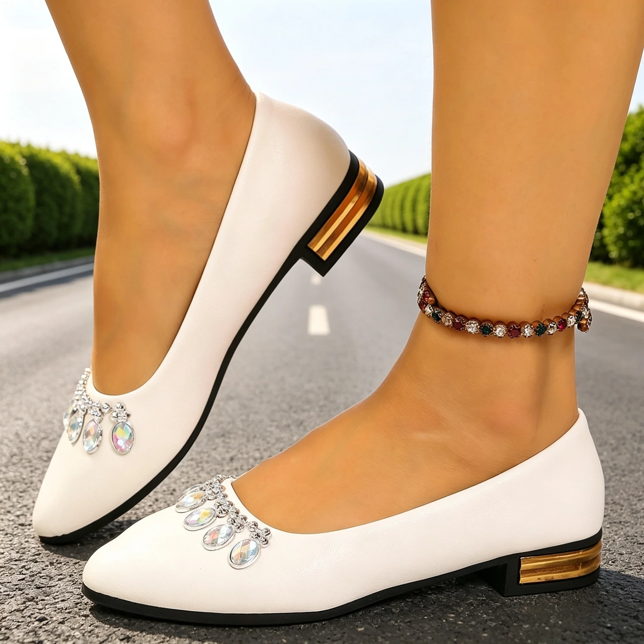 Women'S Shoes Quality - Women Flats Pointed Toe Ballet Shoes