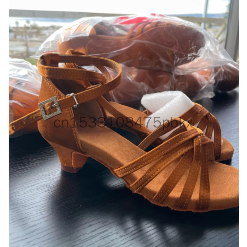 Women Shoes Kinds - Adult Kind Satin Latin Dance Shoes