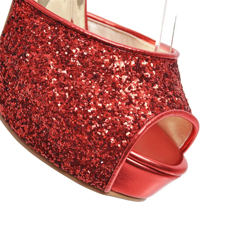 Silver Summer Women High Heel  - огляд і ціна Ankle Strap Heels