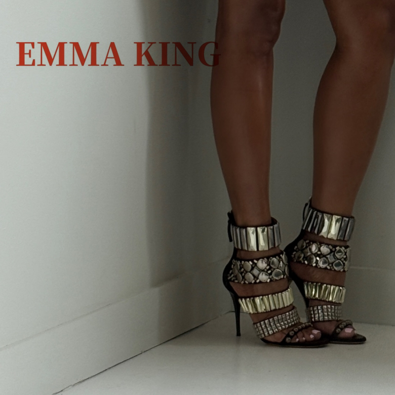 Black Embellished Ankle Strap  - огляд і ціна Ankle Strap Heels