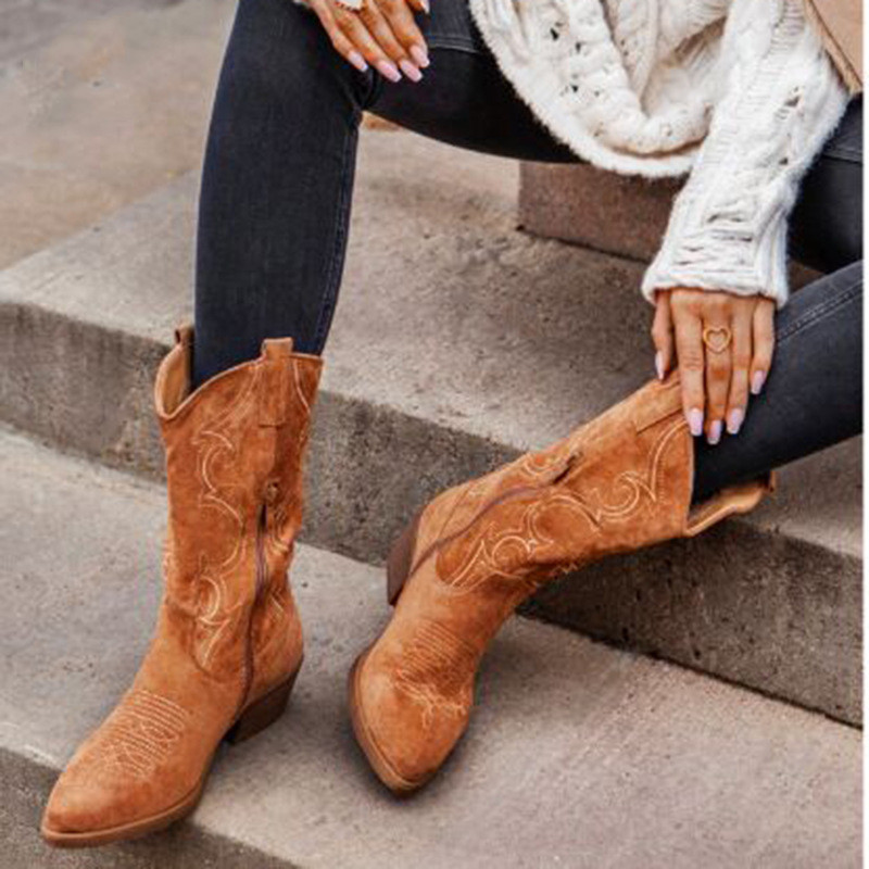 Flat Platform Cowboy Boots Wom - огляд і ціна Women Shoes Jeans