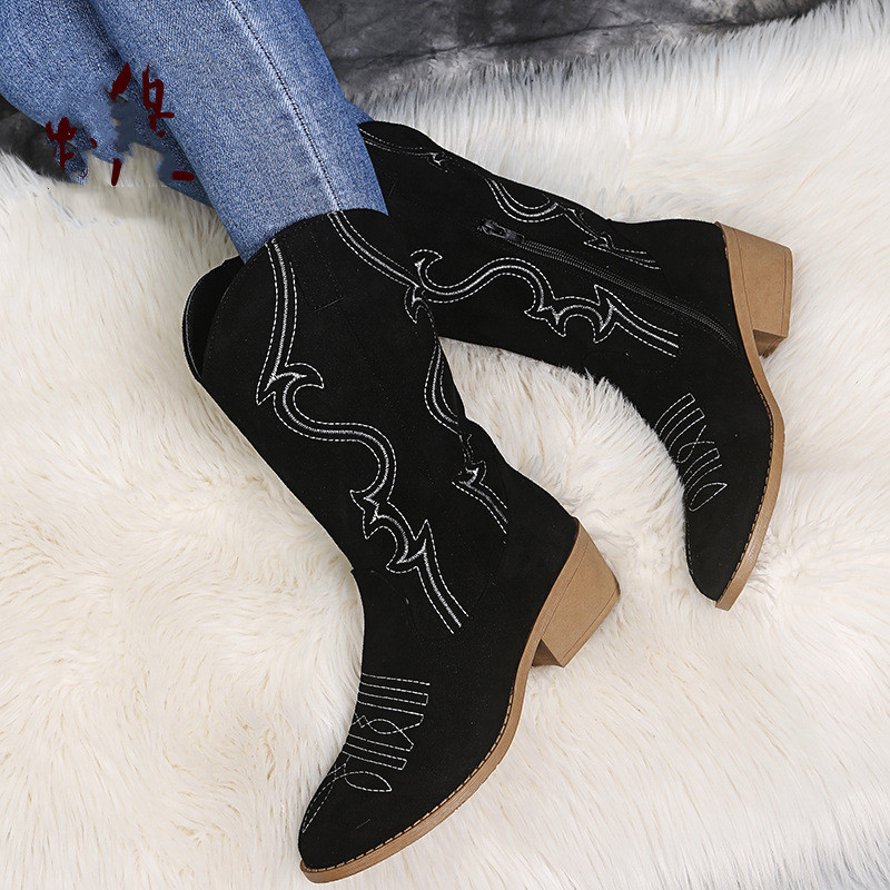 Flat Platform Cowboy Boots Wom - огляд і ціна Women Shoes Jeans