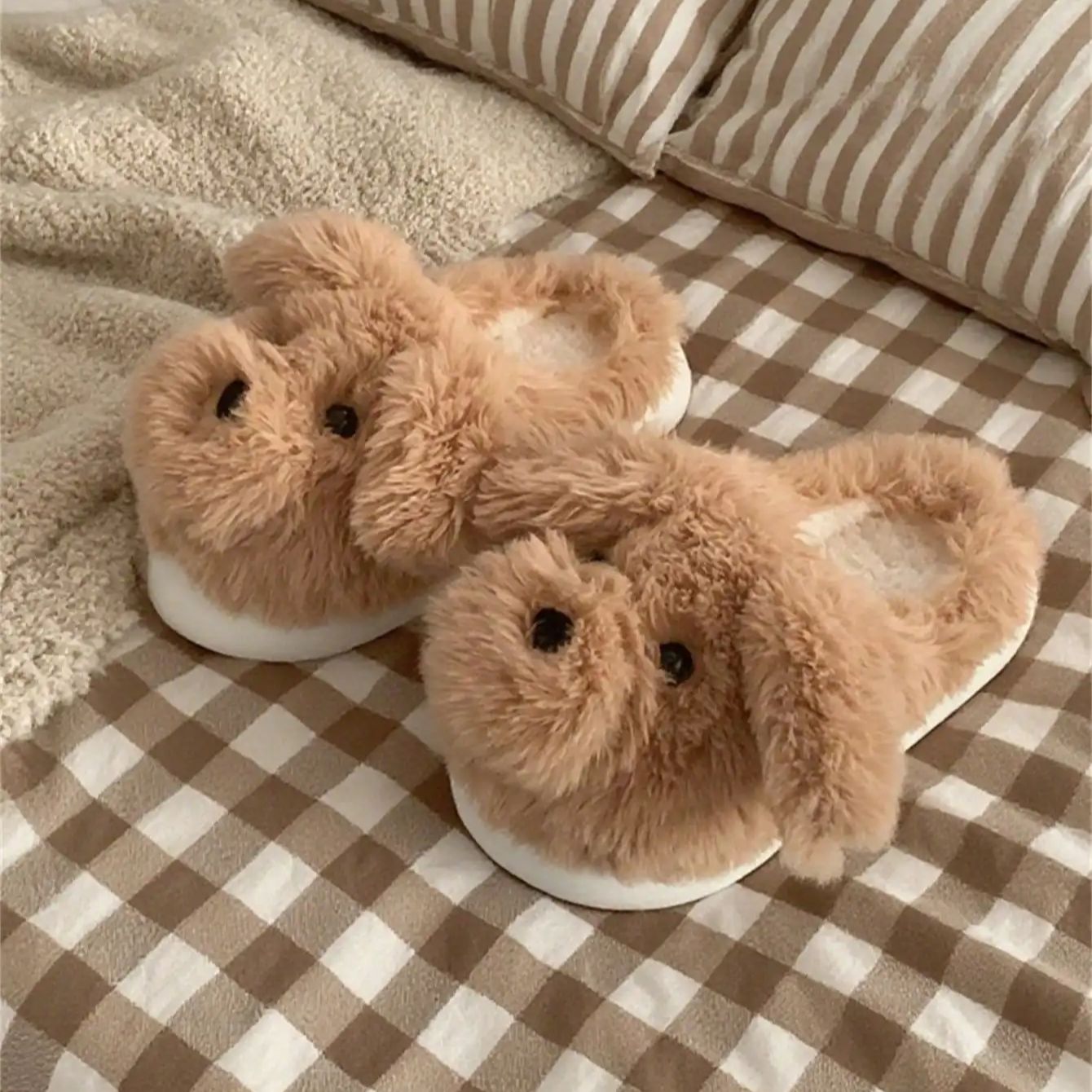 Women House Fur Slippers Casua - огляд і ціна Women'S Shoes Popular