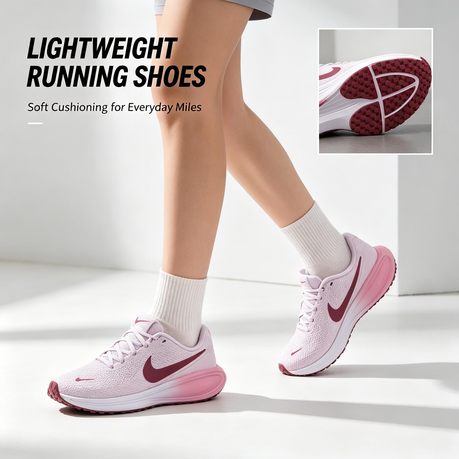 Nike Women Pink Running Shoes  - огляд і ціна Women Shoes Zoom