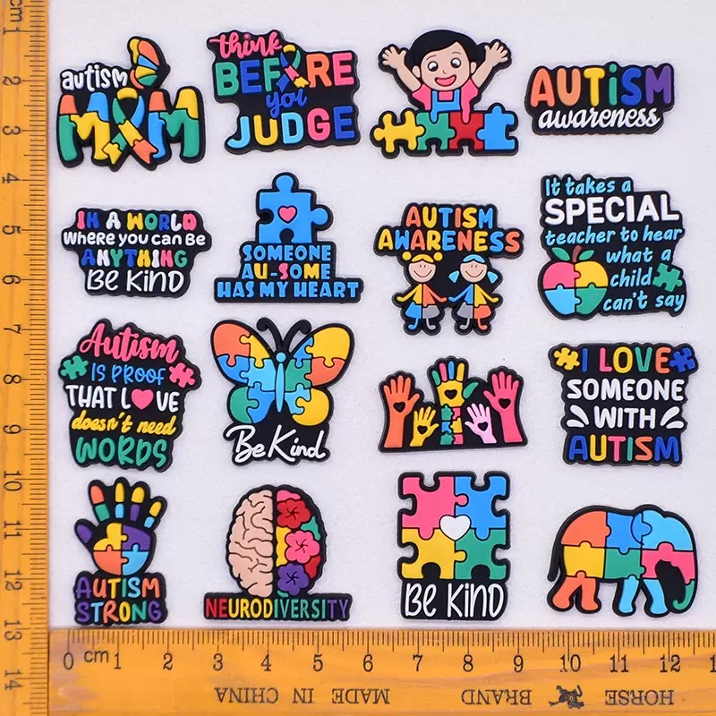 16-100pcs Be Kind Autism Shoe  - огляд і ціна Women Shoes Kinds