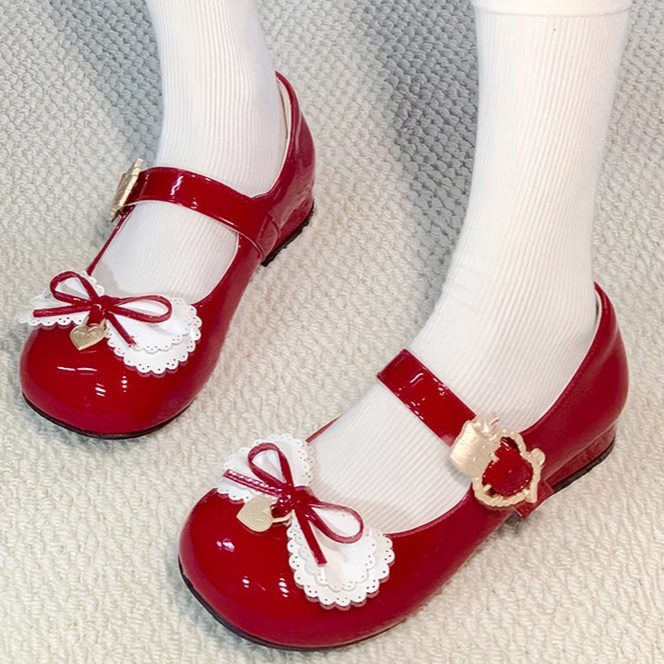 Women's Shoes Bowknot Lolita S - огляд і ціна Ankle Strap Heels