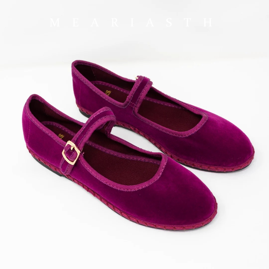 Red Mary Jeans Flats Shoes Wom - огляд і ціна Women Shoes Jeans