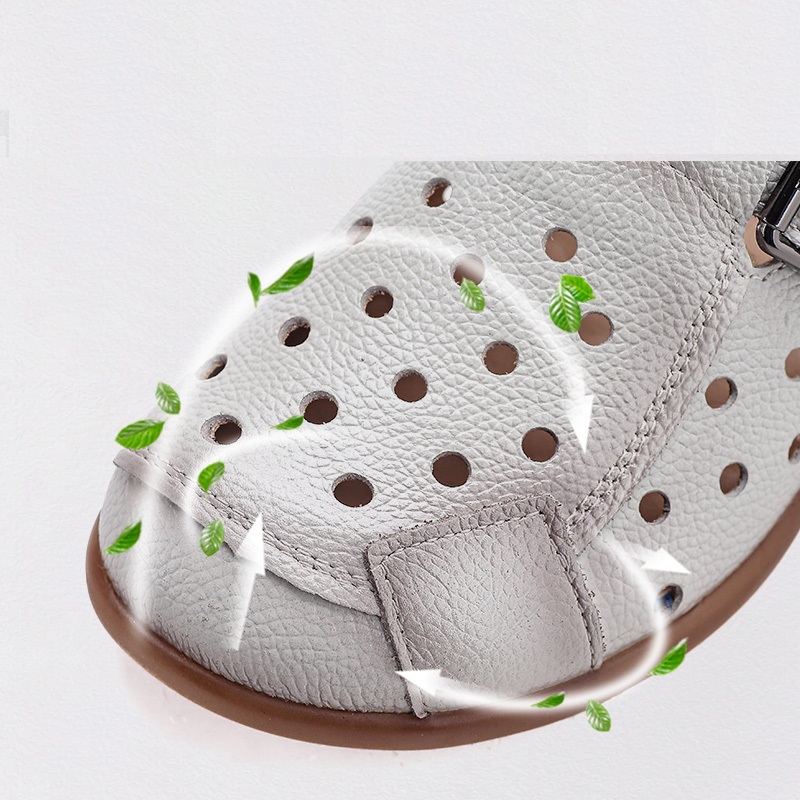 New Cow Leather Low Heel Sanda - огляд і ціна Women'S Shoes Popular