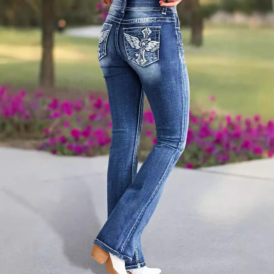 2025 New Women's High Waist Em - огляд і ціна Women Shoes Jeans