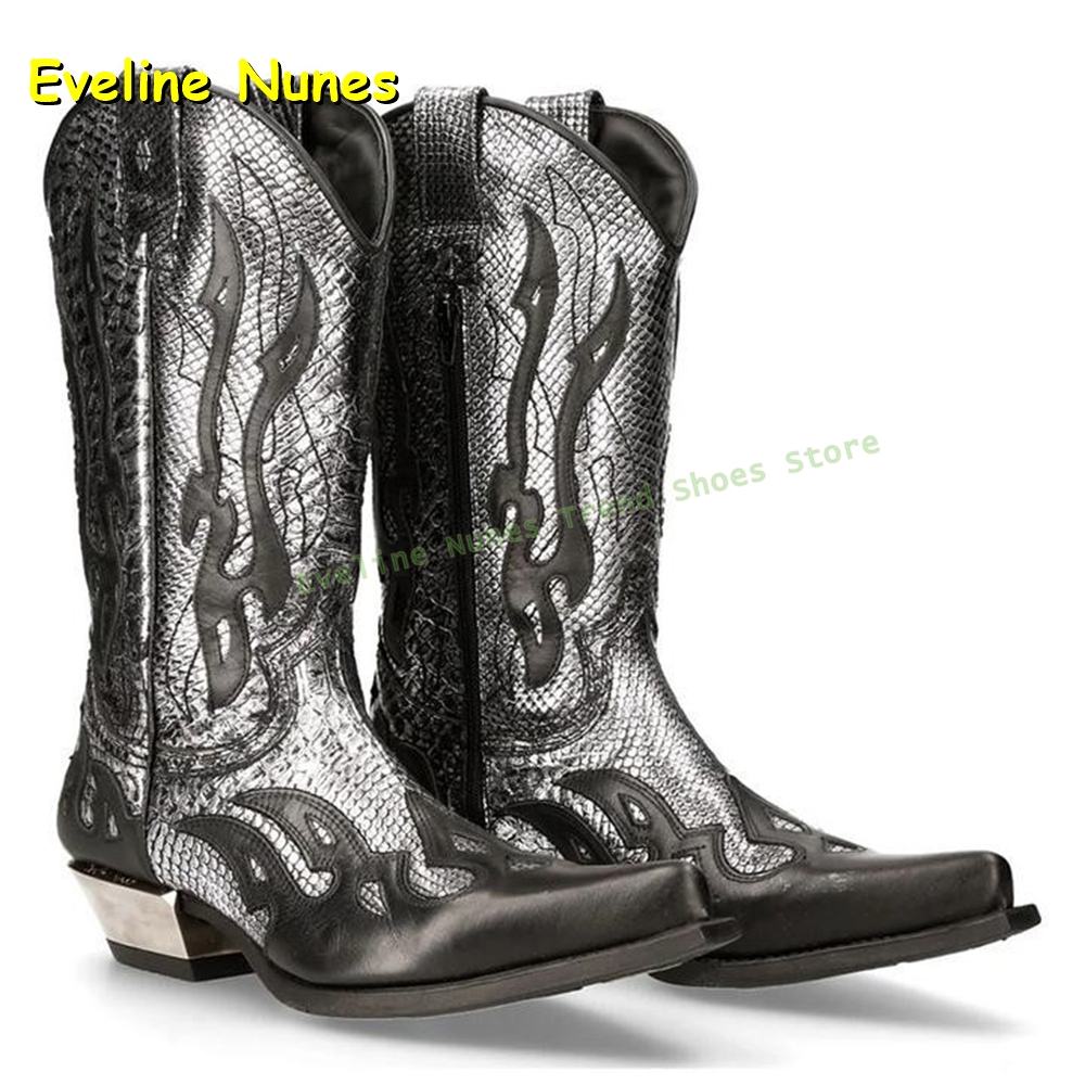 Flame Pattern Punk Knight Boot - огляд і ціна Women'S Shoes Trending 2025