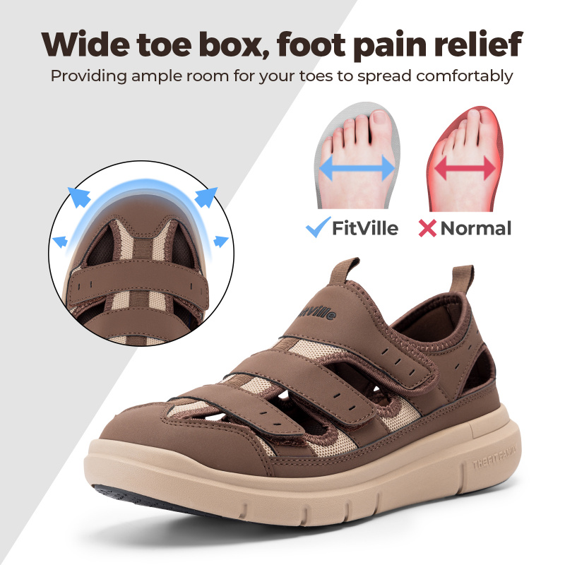 Summer Men'S Sandals Widened D - огляд і ціна Women'S Shoes Plantar Fasciitis