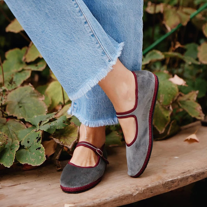 Gray Mary Jeans Flats Shoes Wo - огляд і ціна Women Shoes Jeans